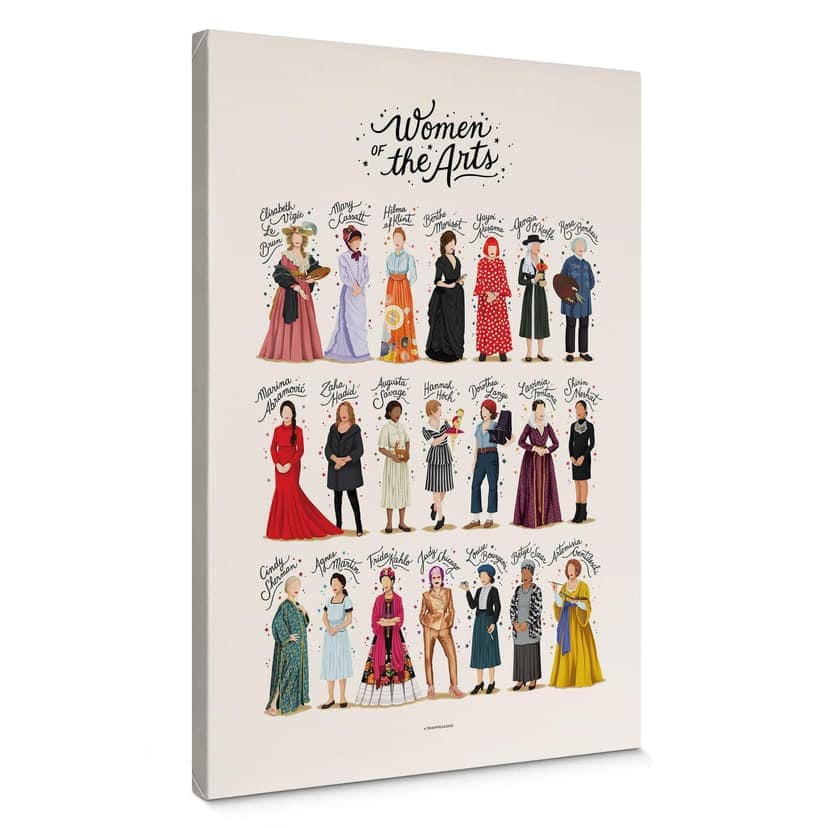 Stampa su tela Donne famose nell'arte - Tohmé