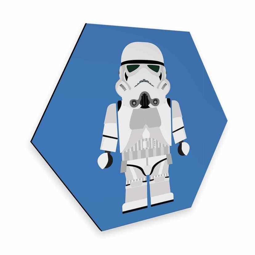 Esagoni in Alu-dibond Gomes - Stormtrooper