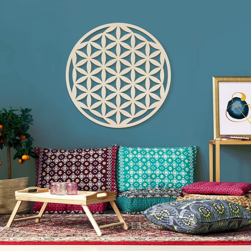 Decoro in legno - Mandala -pioppo