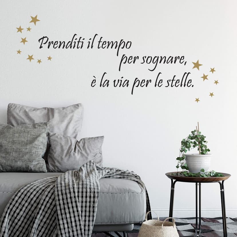 Adesivo murale - Prenditi il tempo per sognare