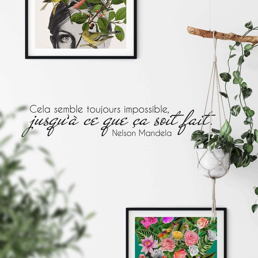 Adesivo murale - Cela semble toujours impossible...