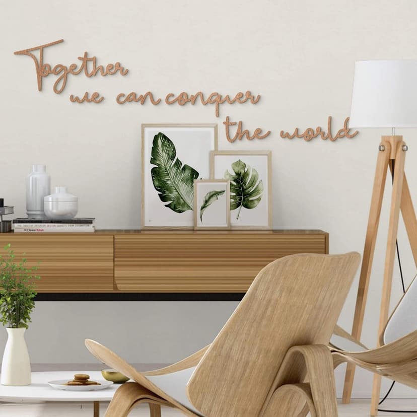 Scritta in legno - Together we can