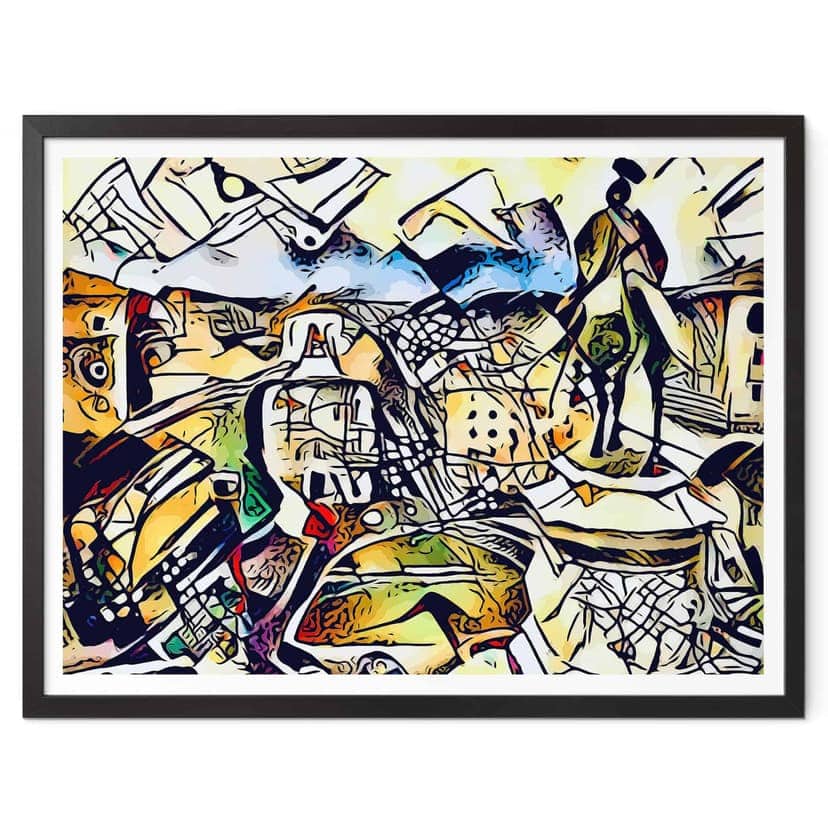 Poster Zamart - Kandinsky incontra Roma