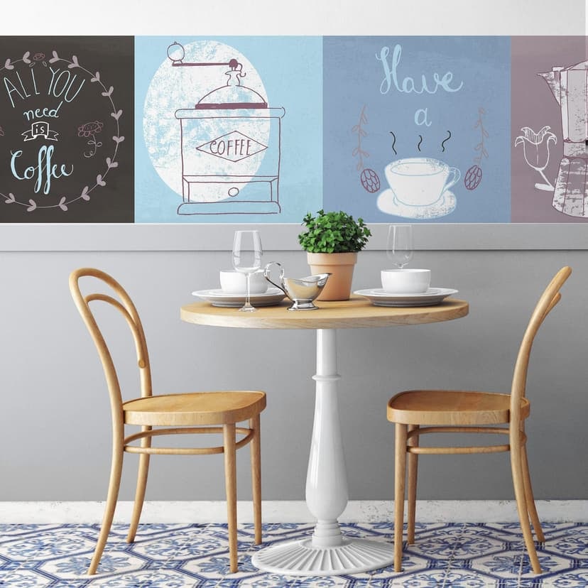Fotomurale Loske - Coffee Time - Panorama 48x260 cm