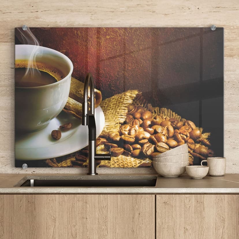 Pannello paraschizzi - Caffè 1