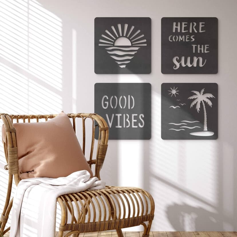 Decoro MDF Sun, Sea, Beach and Palm Trees