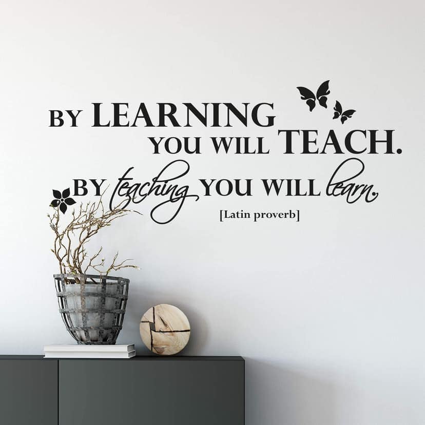 By learning you will teach...
