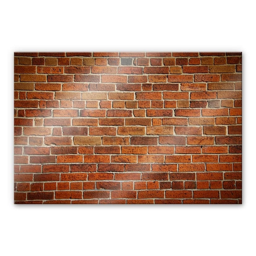 Stampa su vetro acrilico Muro di mattoni