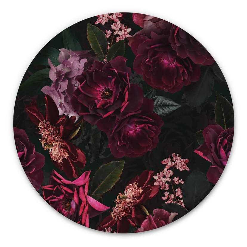 Stampa in Alu-Dibond UN Designs - Fleur de Paris tondo