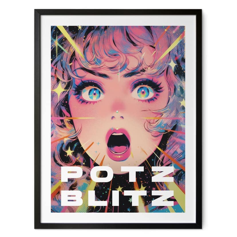 Poster Potzblitz im Anime-Stil - Treechild