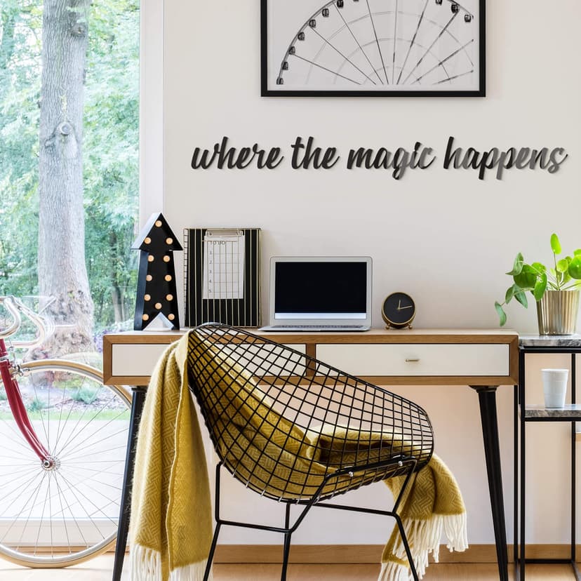 Scritta in acrilico – Where the magic happens