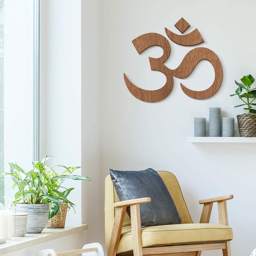Decoro in legno - Om