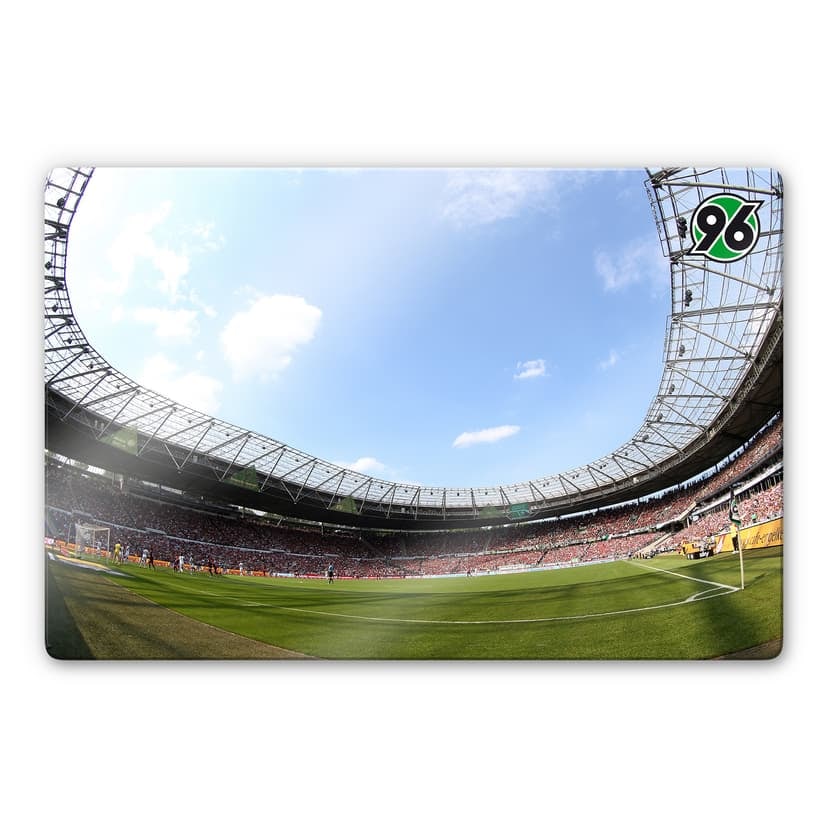 Glasbild Hannover 96 - Stadion Innenansicht