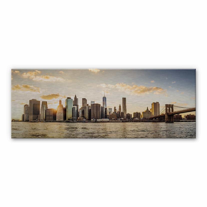 Stampa su Alu-dibond - Tramonto a Manhattan