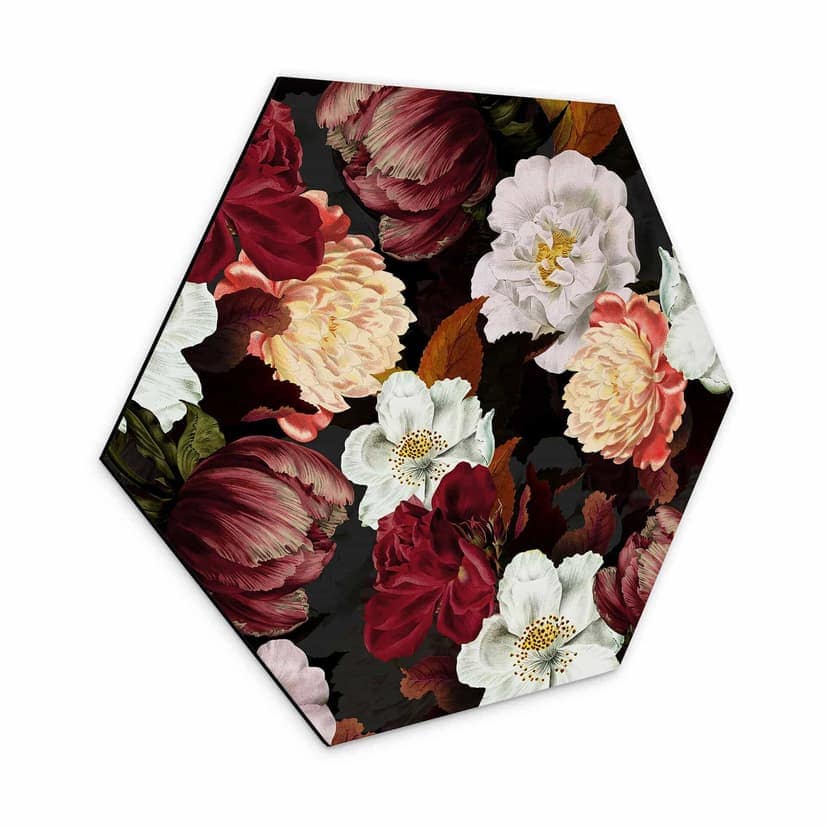 Esagoni Alu-Dibond UN Designs - Floreale
