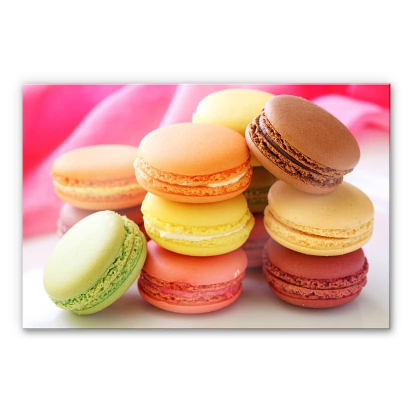 Stampa su vetro acrilico Sweet Macarons