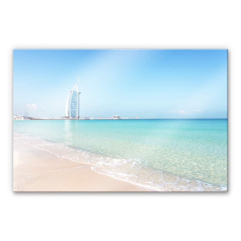 Stampa su vetro acrilico Colombo - Spiaggia a Dubai