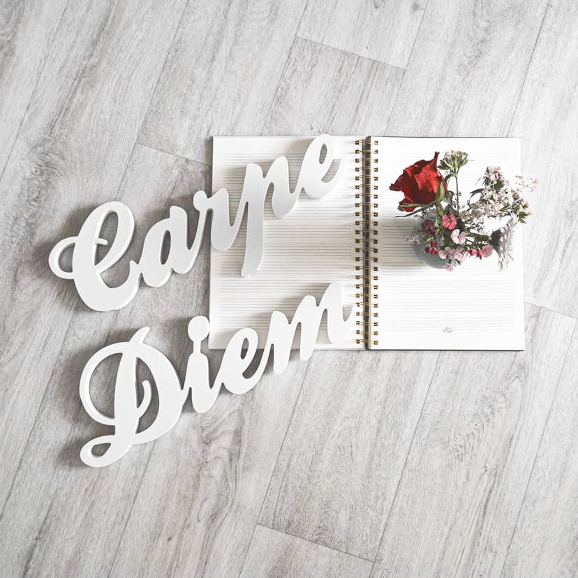 Lettere decorative - 3D Carpe Diem