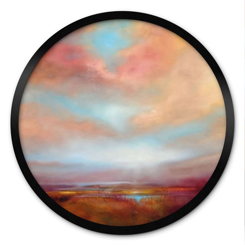 Poster Campo luminoso alla luce del sole - Schmucker - Rotondo