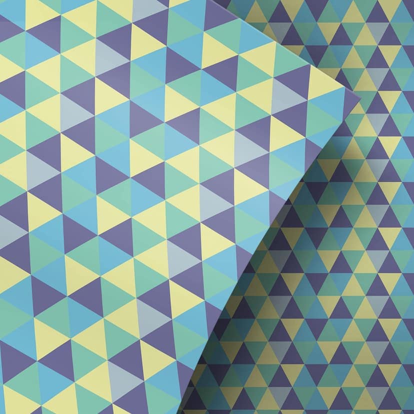 Pellicola per mobili – Triangoli 02 Blu