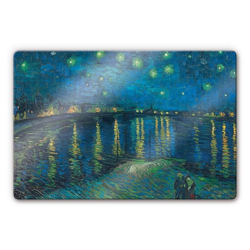 Stampa su vetro - van Gogh - Notte stellata 1888