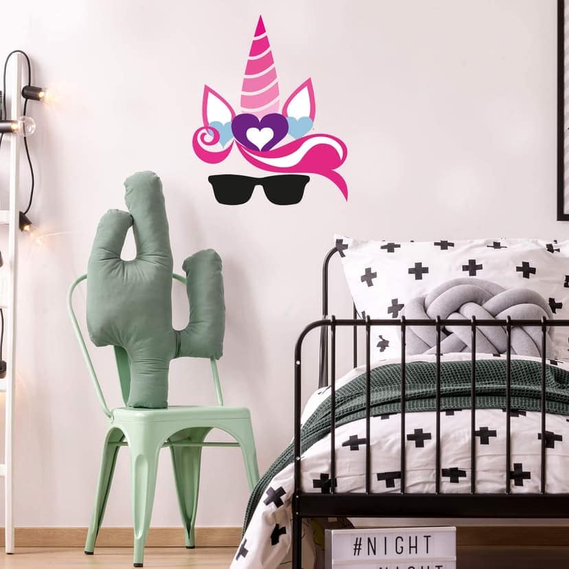 Adesivo murale – Unicorno cool