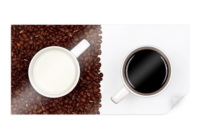 Poster Lavsen - Espresso bianco - panoramica