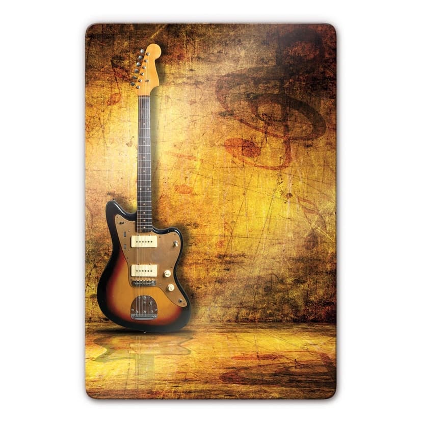 Stampa su vetro - Chitarra elettrica