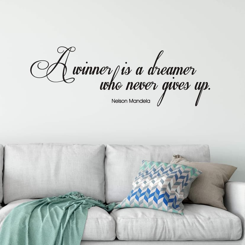 Adesivo murale - A winner is a dreamer...