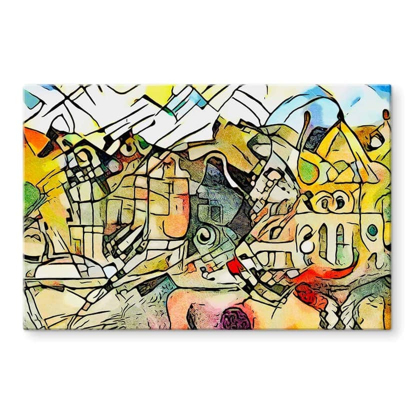 Stampa vetro Zamart - Kandinsky incontra Amsterdam