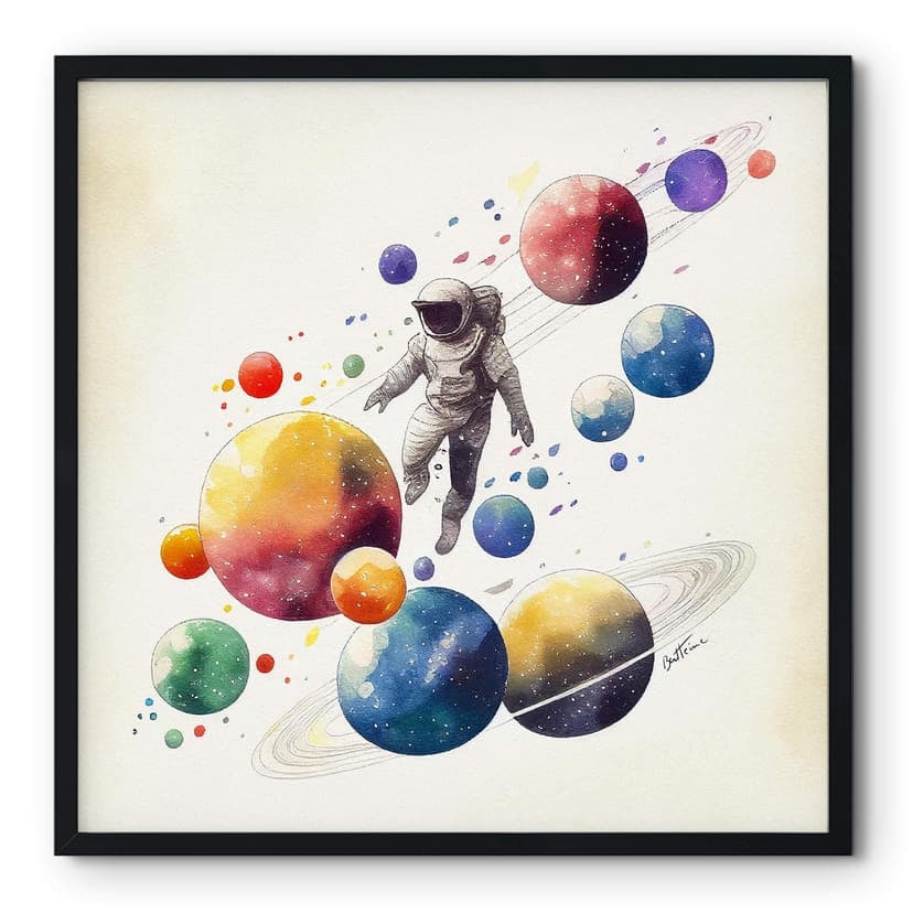 Poster Heine - Flying Astronaut