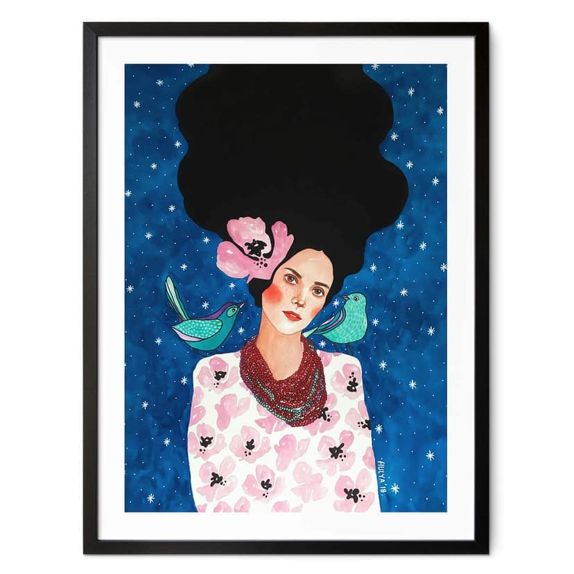 Poster Hülya - Under the stars