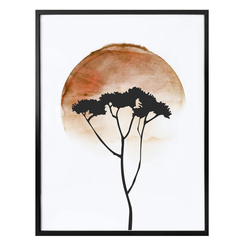 Poster Kubistika - Deserto africano