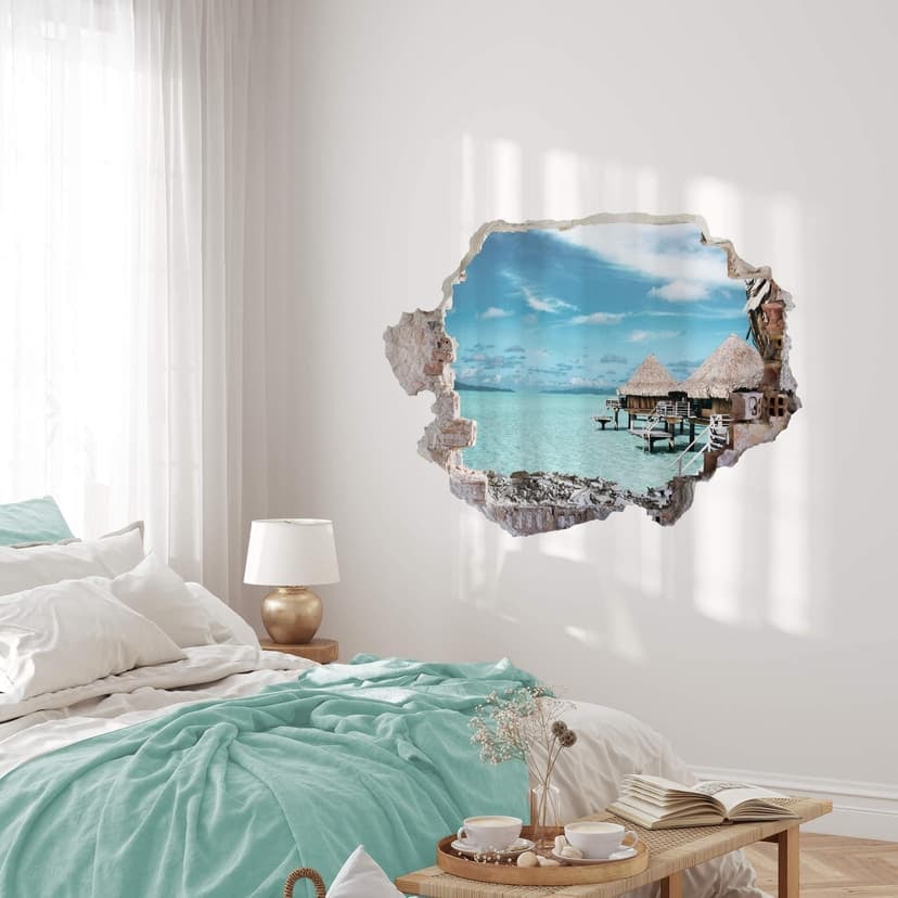 Adesivo 3D – Vacanza alle Maldive