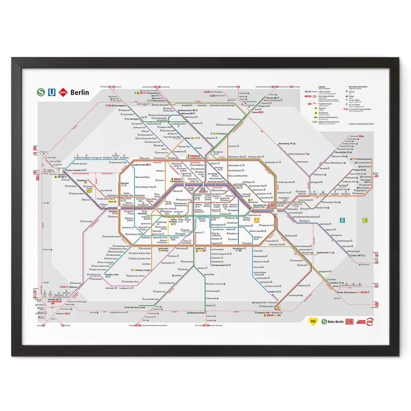 Poster BVG trasporti Berlino