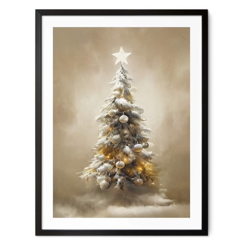 Poster Treechild- Golden Christmas Tree