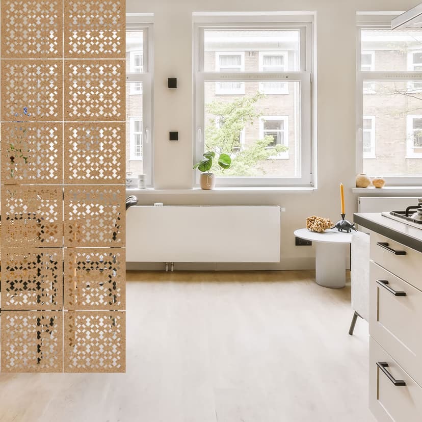 Divisorio, motivo geometrico - MDF natural look