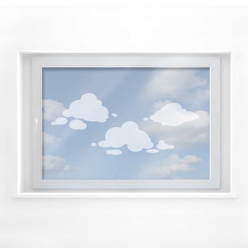 Decoro per finestra - Nuvole