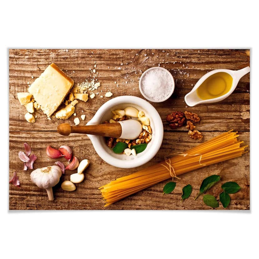 Poster Laercio - Ricetta del pesto