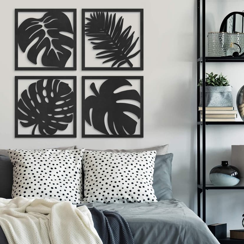 Decoro MDF - Set di foglie