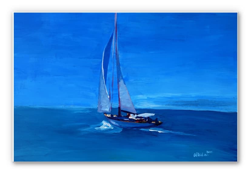 Stampa su Forex Bleichner - Veleggiando nel blu