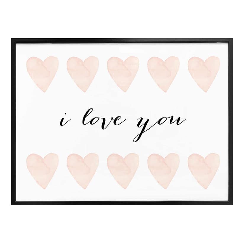 Poster Confetti & Cream – I Love You
