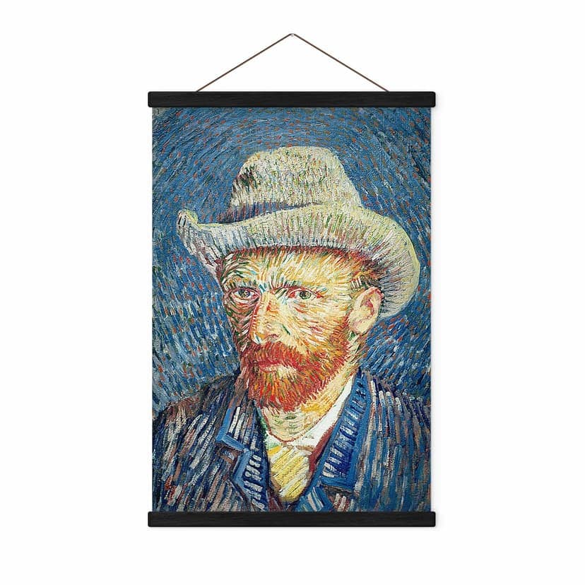 Stampe su tessuto autoritratto 1887 - Van Gogh