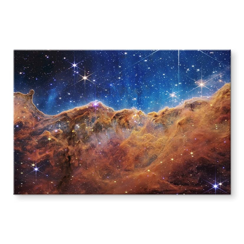 Stampa su vetro acrilico James Webb Telescope - Carina Nebula