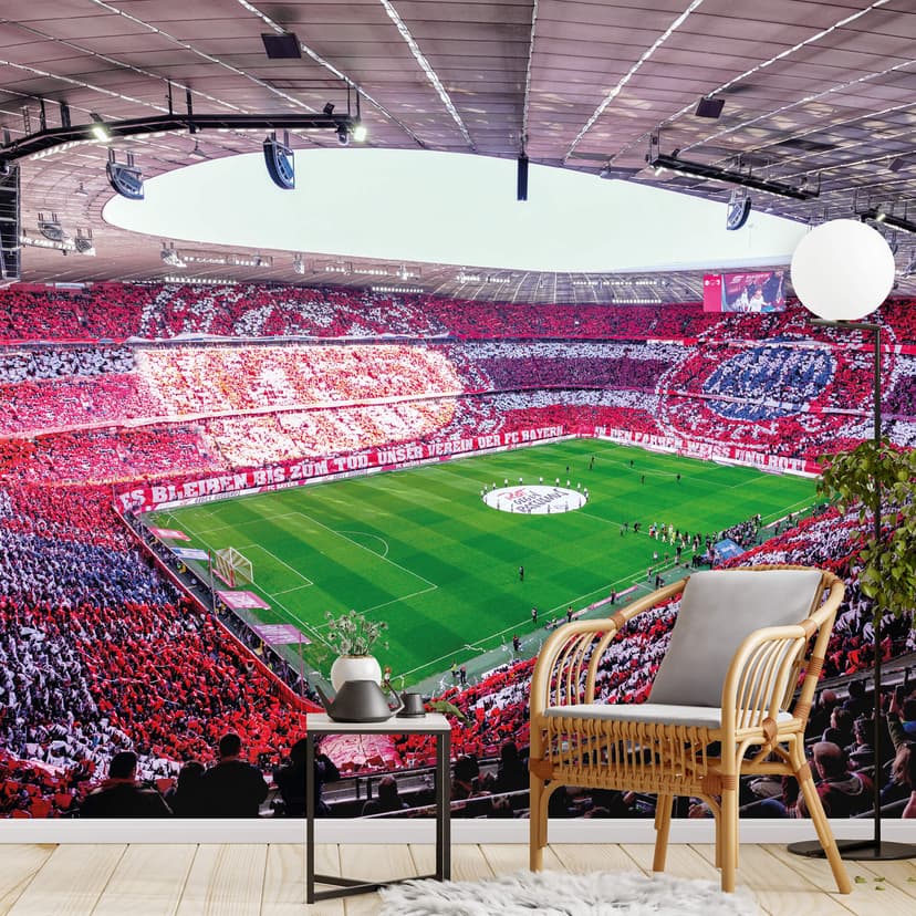 Fotomurale Stadio dell'FC Bayern: coreo di giorno