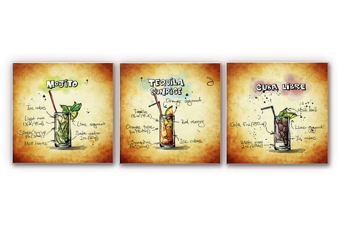 Stampa su Forex - Composizione di long drink (3 parti)