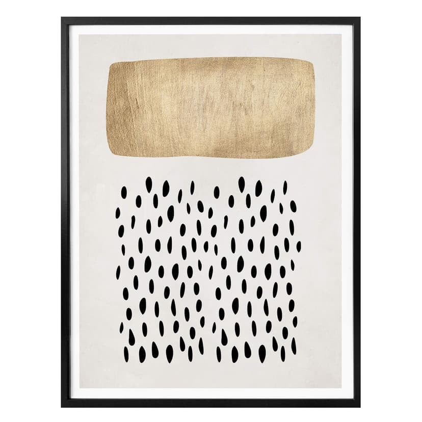Poster Kubistica - Nuvola dorata