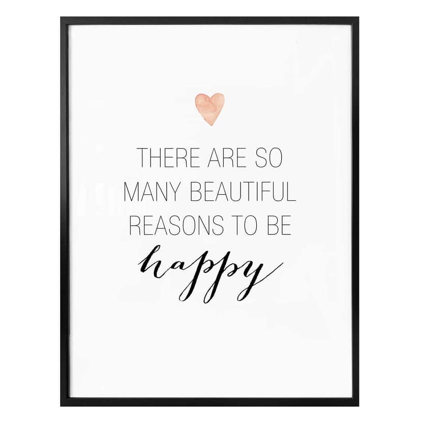 Poster Confetti & Cream - Many reasons to be happy