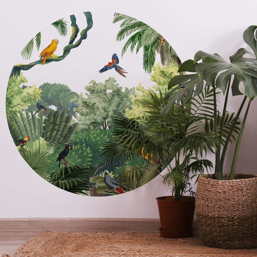 Adesivo murale Kikki Belle - Uccelli tropicali