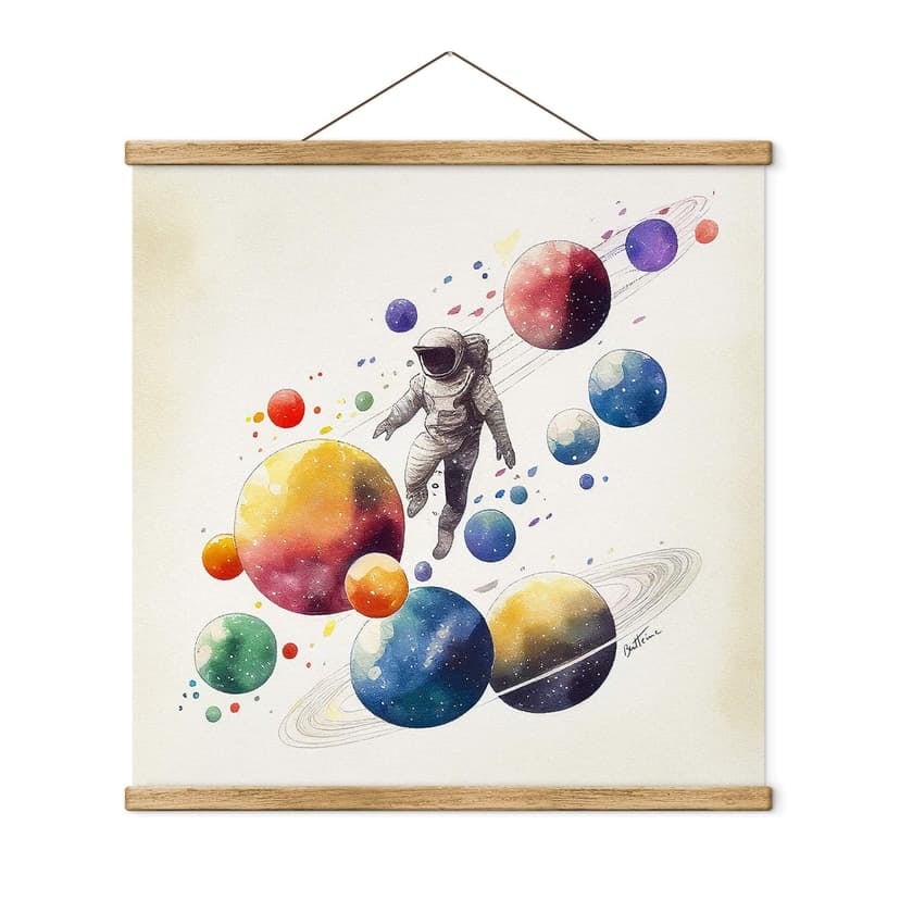 Poster tessile Heine - Flying Astronaut